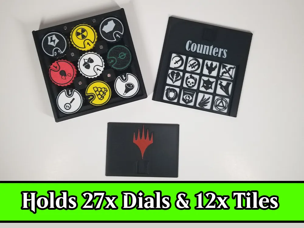 Counter Dials & Ability Tiles with Case